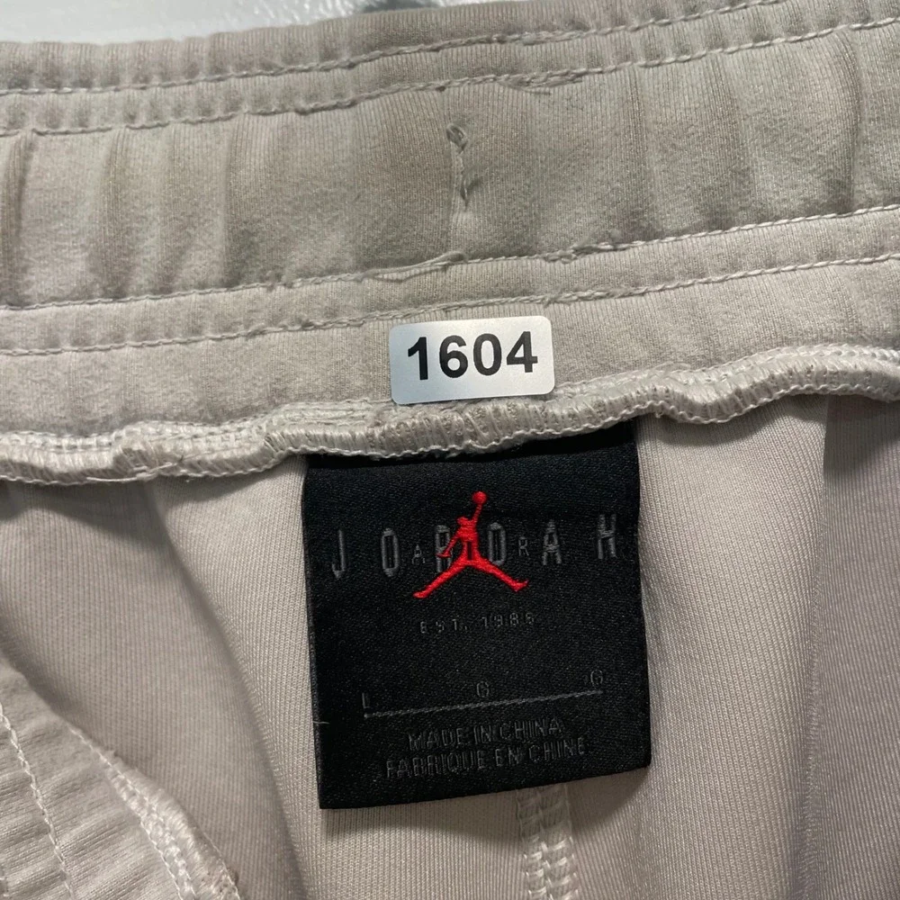Jordan Brand Flight Heritage Shorts Tan Pink Clay Mens Large DH3610-104